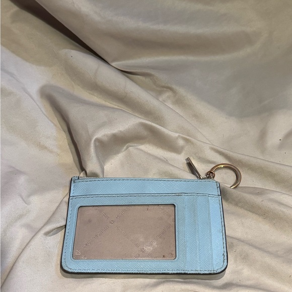 Michael Kors Light Blue Key & Card Holder - Picture 2 of 4